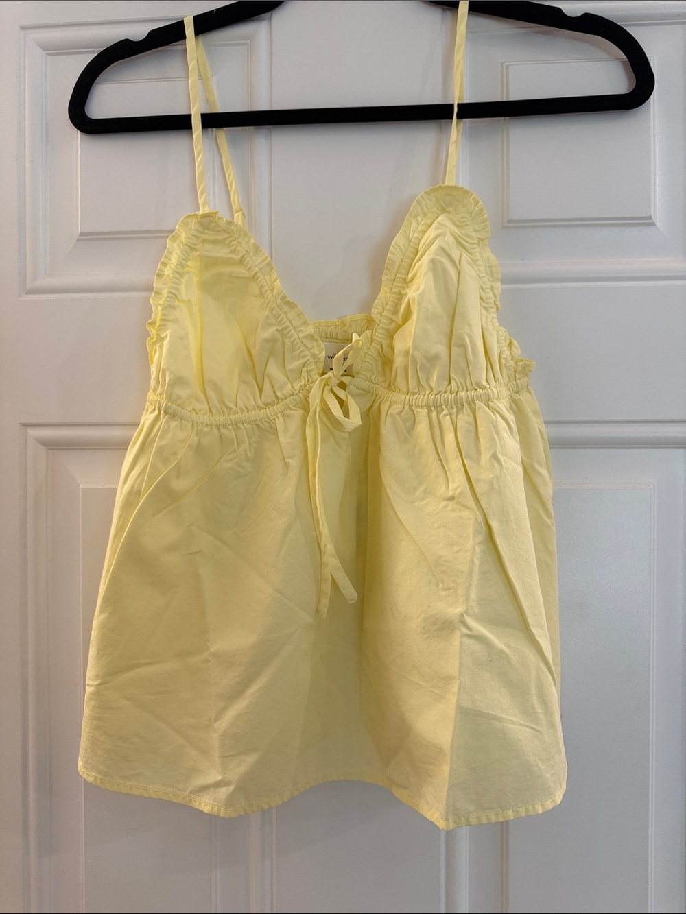 Aritzia yellow tank top